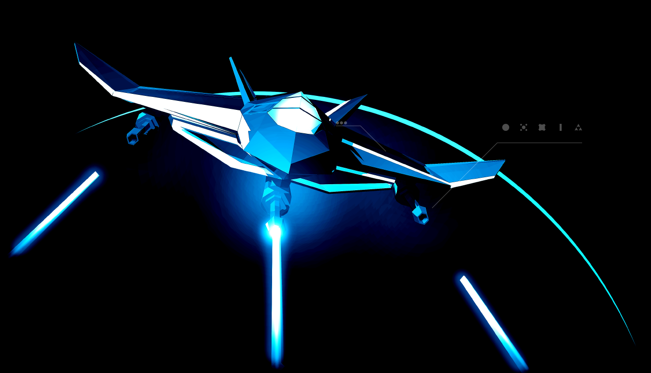 WVZ Wave of Nemesis Shmup Mobile Game 3D ship render